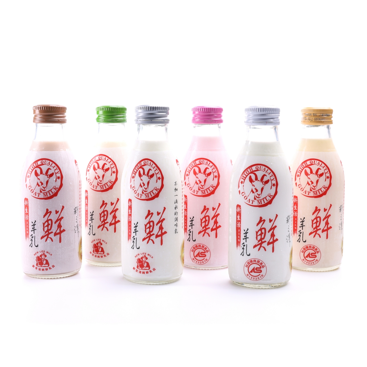 鮮羊奶&調味羊乳隨手瓶(180ml)*6入組合